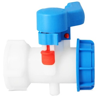 60 КЛАПАН-ДИСК IBC ДЛЯ MAUZER БОЧКА MAUSER 1000 Л, ВЫХОД S60X6 IBC 60 ММ