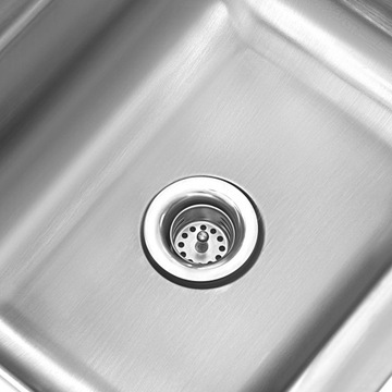 Кухонный умывальник из нержавеющей стали, ширина 43,5 см.