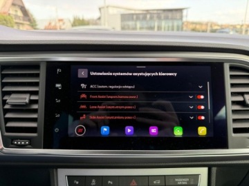 Seat Ateca SUV Facelifting 2.0 TSI 190KM 2021 Seat Ateca 2.0 190KM 4DRIVE FR DSGElek. Klapa NiskiPrzebieg Kamera ASO FV23, zdjęcie 29