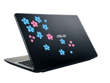 90шт красные маленькие и большие наклейки «ЦВЕТЫ» на велосипед, шлем, скутер