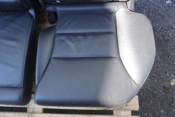 HONDA CIVIC IX FOTELE GRZANE KANAPA SKORA CZARNA 2011-2016rok UK