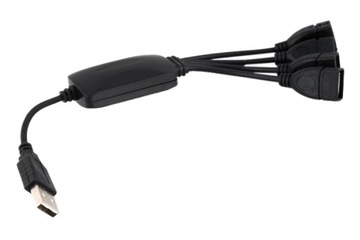 USB-концентратор, 4-портовый разветвитель, разветвитель с кабелем