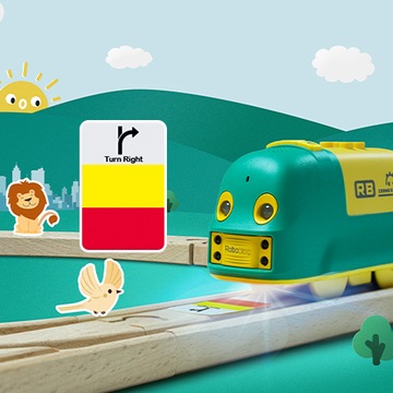 Robobloq Coding Express - Programowalny pociąg z akcesoriami