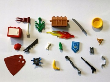 Оригинальные аксессуары для фигурок LEGO MIX, 20 шт.