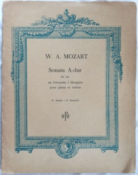 SONATY 8 zeszytów nuty Mozart Bach Handel Loeillet