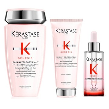 Kerastase Genesis NutriFortifiant для ванны 250мл + кондиционер 200мл + сыворотка 90мл