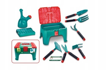 ZESTAW MAŁY OGRODNIK, STOŁECZEK i NARZĘDZIA