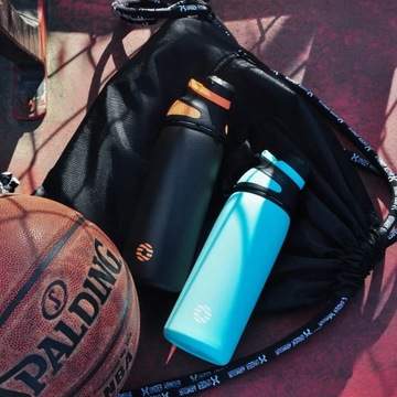 Спортивная бутылка для воды FJbottle 1000 мл/32 унции с магнитной крышкой из нержавеющей стали