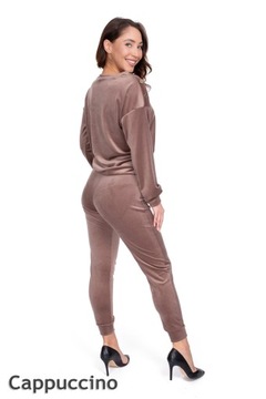 Велюровый набор, спортивный костюм с декоративными кнопками _l/40