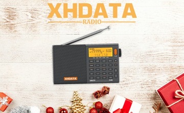 XHDATA D-808 Портативное цифровое радио FM-стерео/КВТ/СВ/ДВ SSB RDS