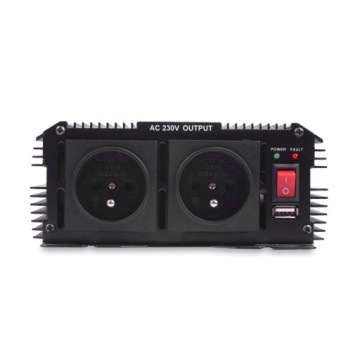 АВТОМОБИЛЬНЫЙ ИНВЕРТОР TIR 24V 230V 1300W 2600W ВОЛЬТ ПОЛЬША TIR + USB