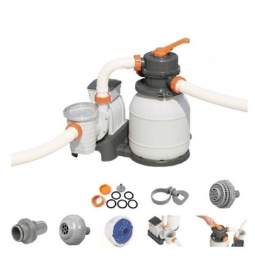 Pompa piaskowa filtrująca do basenów 5678 L Bestway 58497