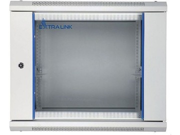 9U 600x600 шкаф серый стоечный настенный Extralink