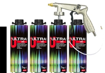 BARANEK ŚRODEK OCHRONY KAROSERI NOVOL ULTRA CZARNY x 4 PISTOLET