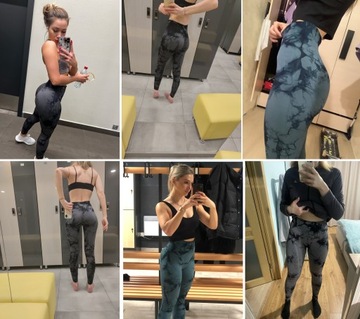 ЛЕГГИНГИ ПУШ-АП ЖЕНСКИЕ, СЕРЫЕ, ВЫСОКАЯ ТАЛИЯ, SEXY M