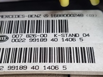 MERCEDES TŘÍDA A A168 W168 PUMPIČKA CENTRÁLNÍHO ZÁMKU 1688000248