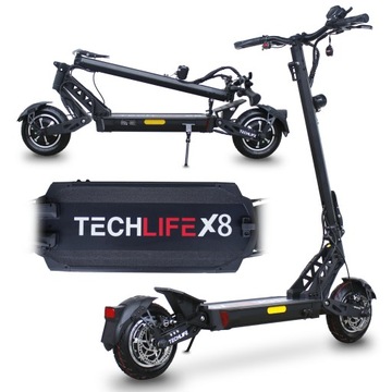 LEGALNA 29,9KG HULAJNOGA ELEKTRYCZNA DLA DOROSŁYCH TERENOWA TECHLIFE X8
