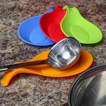 Силиконовая подставка для кухонных столовых приборов, ложки, вилки и половника Mohit