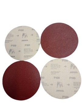 KRĄŻKI ŚCIERNE MIRKA PAPIER 150mm PEŁNE/50szt gr.100