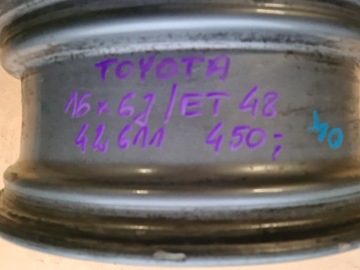TOYOTA ДИС 42611 16x6J ET48 4x100