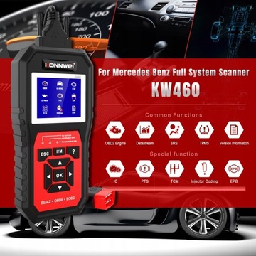 KONNWEI KW460 For Mercedes Benz OBD2 Car