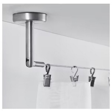Карниз стальной трос для штор 5 м Дигнит IKEA