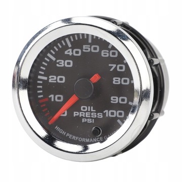Манометр масла 52 мм 12 В 0-100PSI Манометр высокого давления масла TP