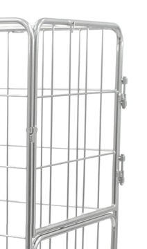 WÓZEK TRANSPORTOWY MOCNY 300kg MAGAZYNOWY SKŁADANY 800x700x1500 POLSKI CYNK