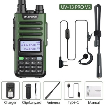 BaoFeng UV-13 PRO V1 V2 potężna dwuzakresowy