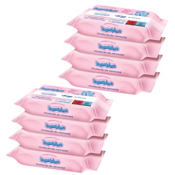 Салфетки BAMBINO - сменный блок 4 упаковки по 63 шт.