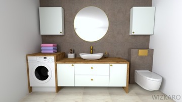 3D Визуализация проекта Ванная комната