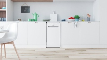 Посудомоечная машина INDESIT DF9E 1B10, 9 комплектов, 45 см, белый