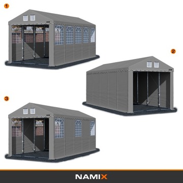 Палатка складская ПРЕСТИЖ 8х12 [3м] КРУГЛЫЙ ГОД