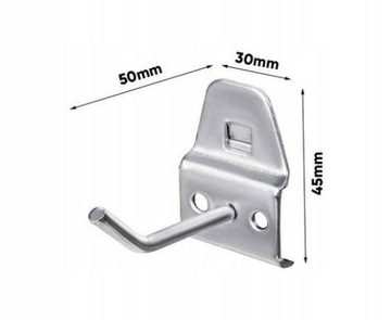 Набор маленьких одинарных крючков - 6 шт.