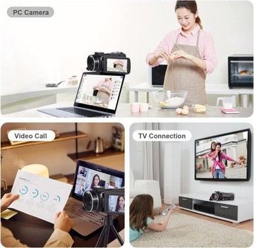 Цифровая видеокамера 2,7K, DV-рекордер, 48 МП, 16-кратный цифровой зум,