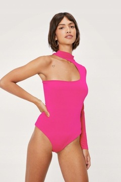 A1D007 RÓŻOWE BODY ASYMETRYCZNE NASTY GAL S