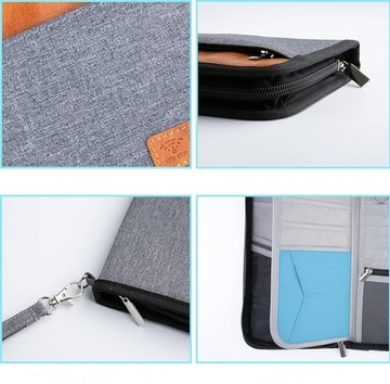 Męski skórzany portfel z elegancką ochroną kart RFID
