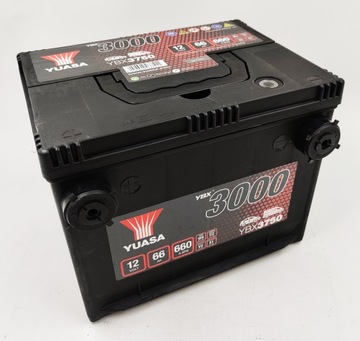 Akumulator Yuasa YBX 3750 12V 66Ah 660A L+ USA