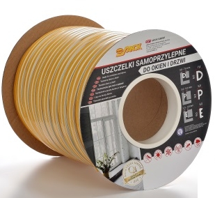USZCZELKA SAMOPRZYLEPNA EPDM UD55 14mmx12mm 40mb B