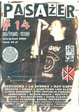 Pasażer 14 CD HC Punk lato-jesień 2000