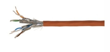 Síťový Kabel Šroubovák S/ftp Kat. 7A Štětín Měď Frnc 25 mb