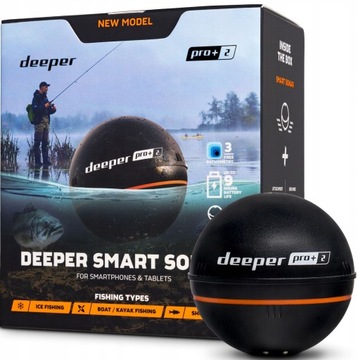 DEEPER PRO + 2 ECHOSONAR ОРИГИНАЛЬНЫЙ WIFI ЭХОНАР НОВЫЙ