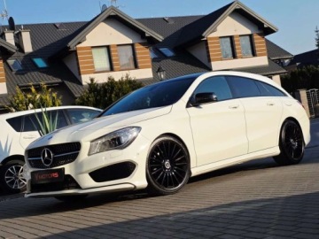 Mercedes CLA C117 Shooting Brake Facelifting 1.5 180 d 109KM 2017 Mercedes-Benz CLA AMG Line___BiXenon LED Skora Alcantara Kamera Panorama A