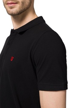 Koszulka Polo Męska Czarna Próchnik PM1 S