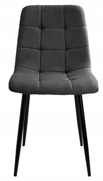 KRZESŁO TAPICEROWANE NOWOCZESNE MIĘKKIE PLUSZOWE TEDDY BARANEK BOUCLE LOFT
