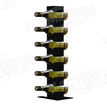 Подвесная/стоячая полка для вина, 6 вешалок