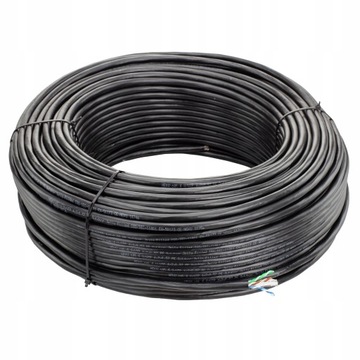 NEKU Kabel skrętka kat.6 UTP zewnętrzny żel Cu 50m