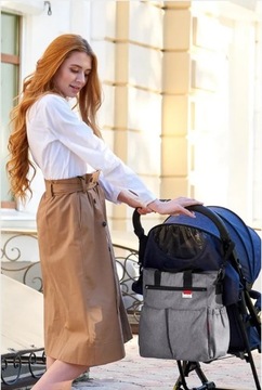 Сумка для коляски + аксессуары, пеленальный столик, органайзер, 3 цвета.