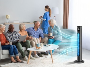 Колонный вентилятор Aigostar Ross Smart с Wi-Fi и дистанционным управлением