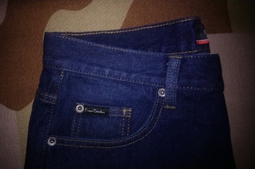 SPODENKI SZORTY JEANSOWE MĘSKIE PIERRE CARDIN DENIM PARIS M PAS=85 cm NOWE!